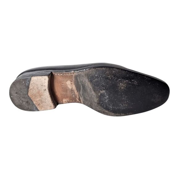 MAGNANNI Black Leather Bit Loafer Size 11.5M - Picture 6 of 7